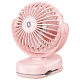 SweetFULL clip-on fan secured to a surface for portable cooling.