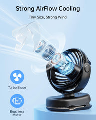 SWEETFULL stroller fan battery delivers long-lasting power for outdoor outings.