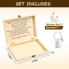 Sweethomegift miscarriage box lid detail with smooth edges emphasizes durable memorial quality.