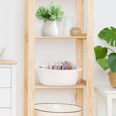 SweetMemo nursery-ready basket shown with diapers and toys