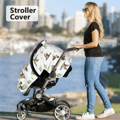 Sweety Baby Mallard Duck nursing cover doubles as privacy shield.