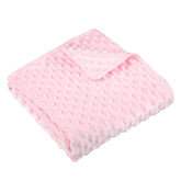 SWESEN pink unicorn design baby blanket for nursery decor and cozy snuggles