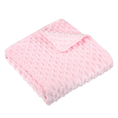 SWESEN pink unicorn design baby blanket for nursery decor and cozy snuggles