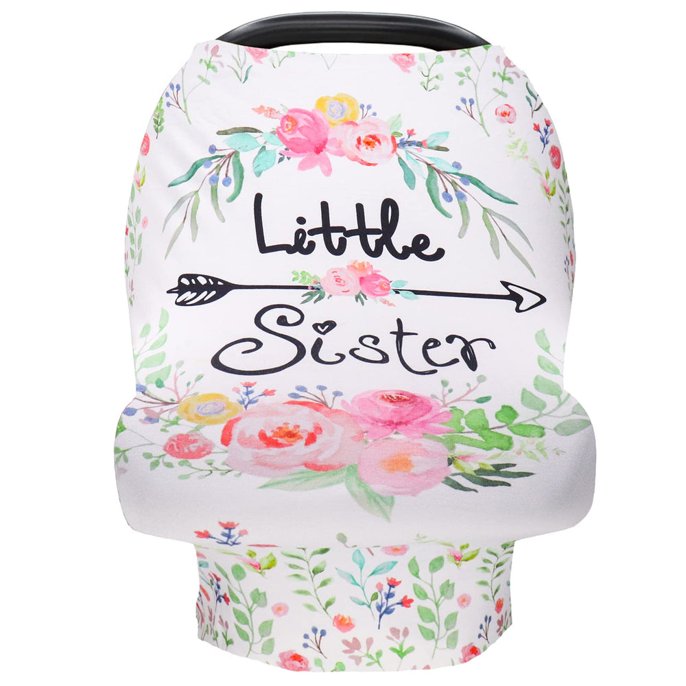 SWESEN baby car seat cover soft-stretchy fabric for breathable comfort.
