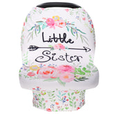 SWESEN baby car seat cover soft-stretchy fabric for breathable comfort.