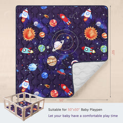 SWESEN Baby Play Mat anti-slip bottom texture prevents sliding during active playtime