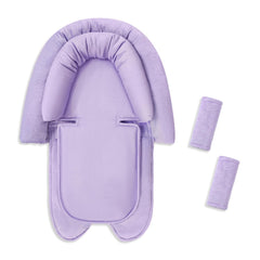 SWESEN infant car seat insert with breathable mesh front for cool comfort on car rides.