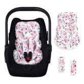 SWESEN infant car seat insert with dual-side design for adaptable comfort on car trips.