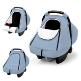 SWESEN winter baby car seat cover front view offering cozy warmth.