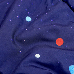 SWESEN Space Bedding planet detail—colorful accents brighten kids' room.