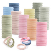 SYGY 100pcs packaging showcases durable cotton hair accessories for gentle daily wear.