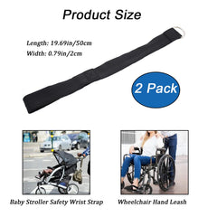 SYOOY pram leash soft cotton wristband protects delicate skin on busy sidewalks