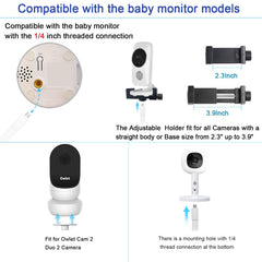 SZAOYU Owlet Cam 2 compatibility enables flexible placement options