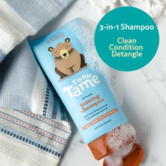 T is for Tame shampoo coconut oil ingredient highlight for soft, manageable hair