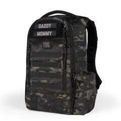 Tactical Baby Gear Daypack with MOLLE webbing for customizable dad-ready gear
