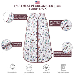 TADO MUSLIN four-layer muslin close-up emphasizes softness and breathability