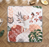 TADO MUSLIN play mat soft-fabric close-up for luxurious baby comfort during tummy time.