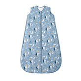 TADO MUSLIN sleep sack 2-4T blue bears flat lay highlights cozy fabric and kid-friendly design
