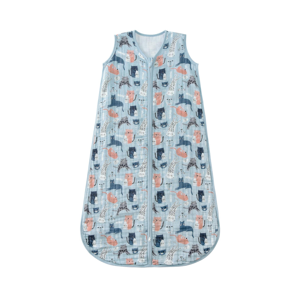 TADO MUSLIN sleep sack front view shows 0.5 TOG warmth and breathable comfort