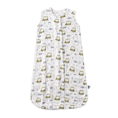 TADO MUSLIN Sleep Sack Owl front view for cozy, safe toddler sleep.