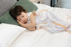 TADO MUSLIN sleep sack with two-way zipper supports easy dressing and diaper changes