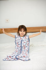 TADO MUSLIN sleeveless design sleep sack on baby for summer comfort
