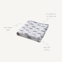 TADO MUSLIN swaddle Car design ideal for on-the-go comfort