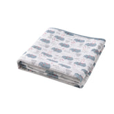 TADO MUSLIN swaddle Rhinoceros design showing breathable softness for cozy moments