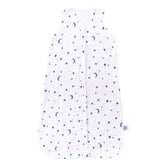 TADO MUSLIN Toddler Sleep Sack Star Moon front view shows breathable organic cotton comfort.