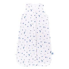 TADO MUSLIN Toddler Sleep Sack Star Moon front view shows breathable organic cotton comfort.