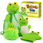 TadPole Tots frog toy enhances engaging bath time play