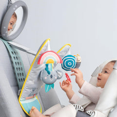 Taf Toys Koala in-Car Play Center side-setup highlights portable, compact design for travel-friendly play.