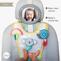 Taf Toys Koala in-Car Play Center toy-arms offer tactile stimulation for curious little hands.