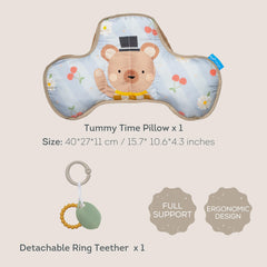 Taf Toys sensory-textures-cushion offers varied fabrics for early tactile learning