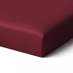 Tafts crib sheets Burgundy 28x52 with 8-inch deep pocket, cooling and soft for baby sleep