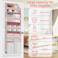 TAHAVICE pink mesh side pockets provide quick access to small items