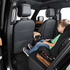 TAIKOO seat back protector side install highlights quick, secure fit
