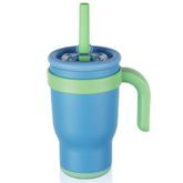 TAKYIT 14oz toddler sippy cup with handle for secure independent sipping