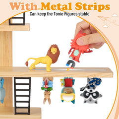 Taladad Tonie shelf side view highlights slim profile for tidy bedroom or play area