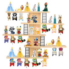 Taladad Tonie shelf wooden magnetic panel keeps Tonies securely organized with magnetic stability for easy access