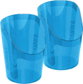 TalkTools Cut Out Cups 3 oz Blue with easy grip for independent sipping.