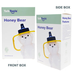 TalkTools Honey Bear straw cup wide opening allows easy cleaning