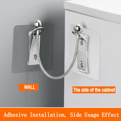 TAMDESG adjustable wire anchors fit different furniture heights for safety