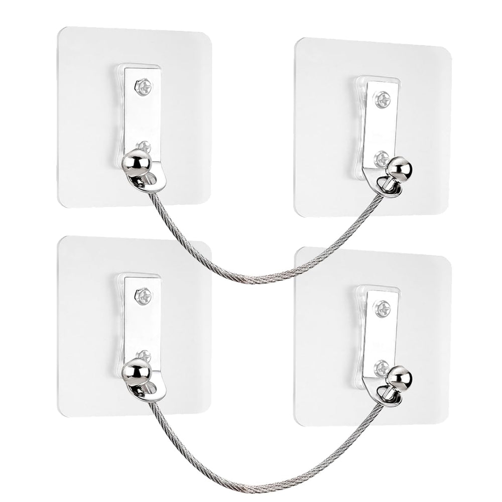 TAMDESG furniture anchors with self adhesive base secure without drilling