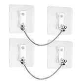 TAMDESG furniture anchors with self adhesive base secure without drilling