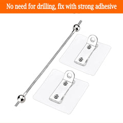 TAMDESG stainless steel strap provides durable anti tip support