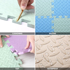 Tamiplay foam mat assembly demonstrates quick snap-together setup