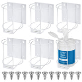 Tandefio wipes holders wall bracket assembly shown securing a wipe rack for organized storage.