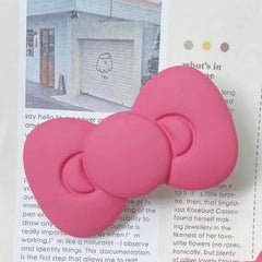 Tangseajiao pink bow hairpins add feminine flair for parties and special events.