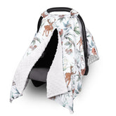 TANOFAR baby car-seat canopy with 360° protection for wind and sun during outings.
